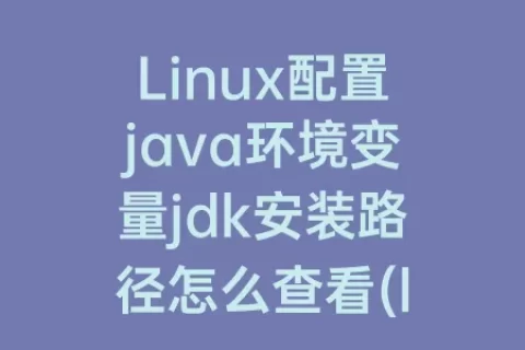Linux配置java环境变量jdk安装路径怎么查看(linux配置Java环境变量)