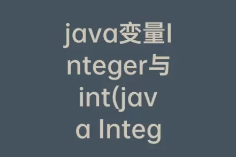 java变量Integer与int(java Integer转int)
