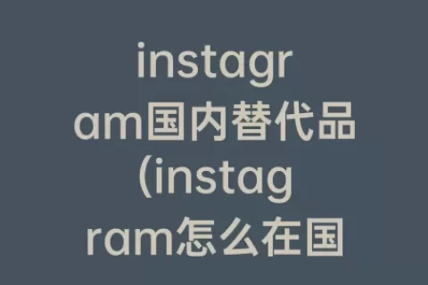 instagram国内替代品(instagram怎么在国内下载)