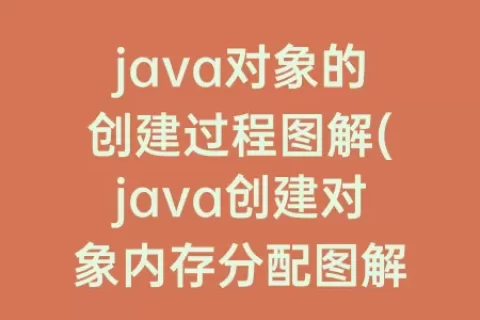 java对象的创建过程图解(java创建对象内存分配图解)